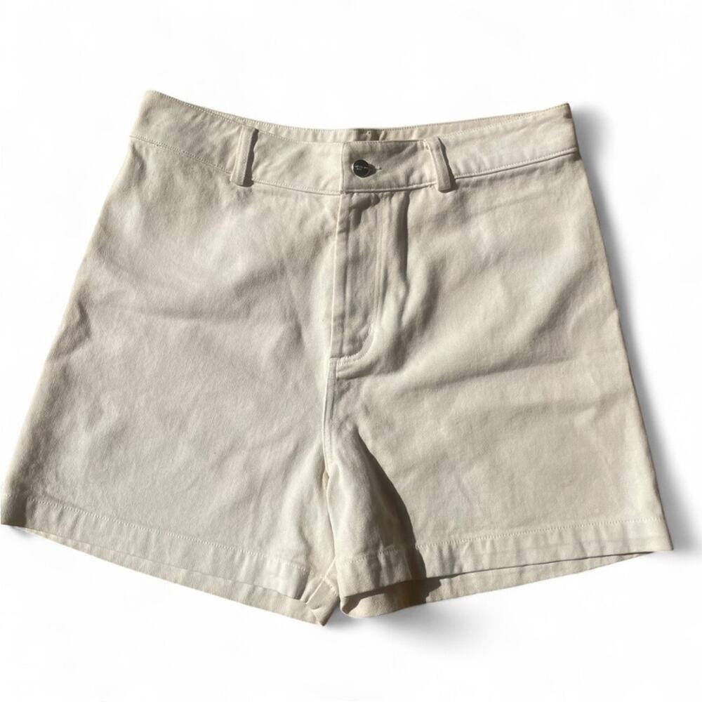 Envelope 1976 | Cali Cream 100% Organic Cotton Chino Woman’s Shorts NWT